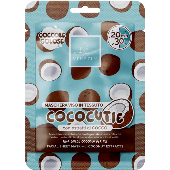 LADY VENEZIA COCCOLE GOLOSE MASCHERA VISO IN TESSUTO COCOCUTIE