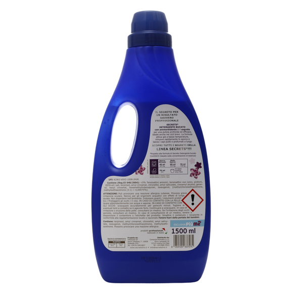 SECRETS DETERGENTE BUCATO CON AMMORBIDENTE ROSA & THIARE' 37 TRATTAMENTI 1,5 LT 