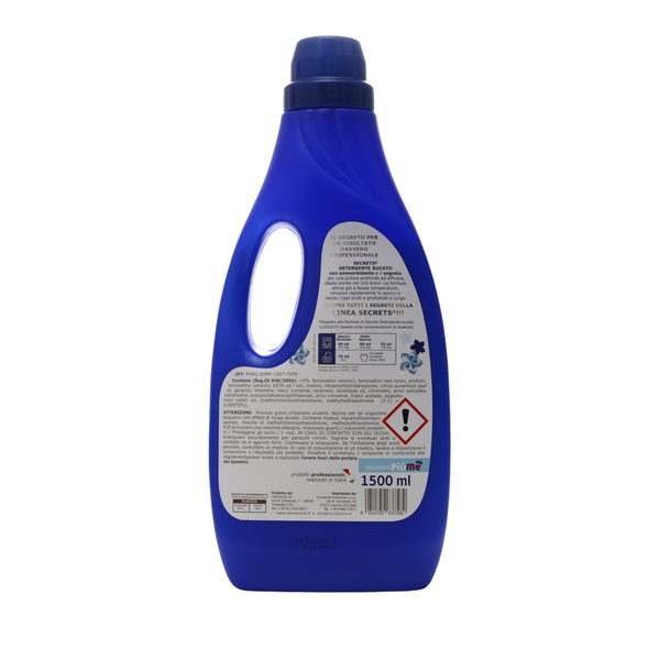 SECRETS DETERGENTE BUCATO CON AMMORBIDENTE SOFFIO AZZURRO 37 TRATTAMENTI 1,5 LT    