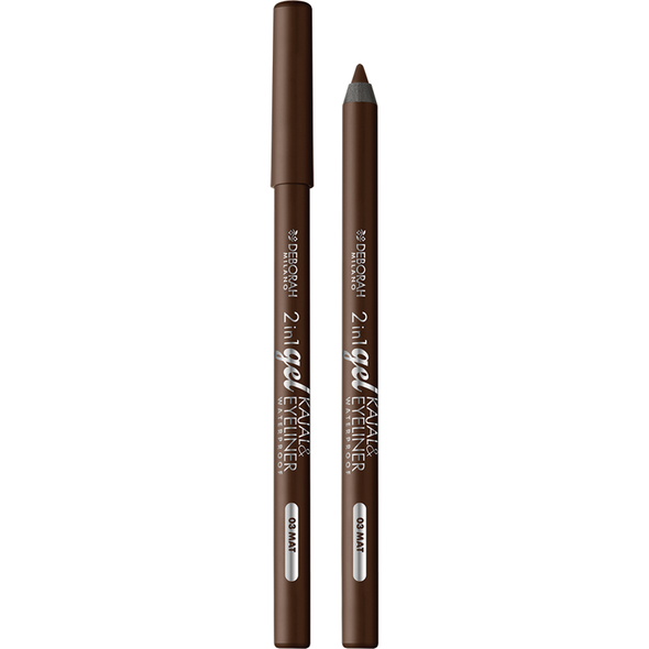 DEBORAH MATITA OCCHI 2in1 IN GEL N.03 MAT BROWN
