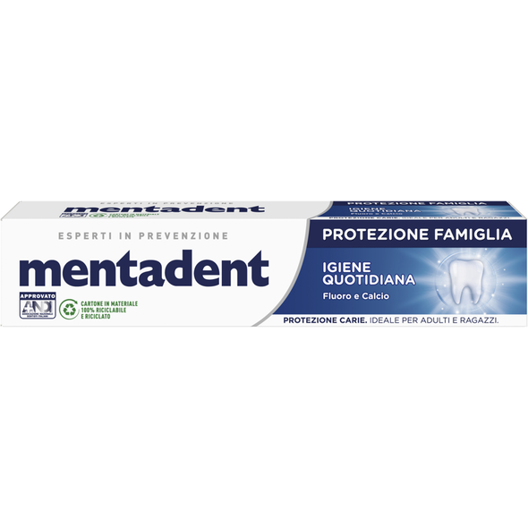 MENTADENT DENTIFRICIO PROTEZIONE FAMIGLIA IGIENE QUOTIDIANA 75 ML 