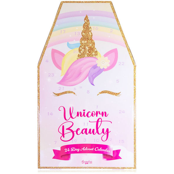 ACCENTRA CALENDARIO DELL'AVVENTO UNICORN BEAUTY. SCATOLA 24x3x44 CM