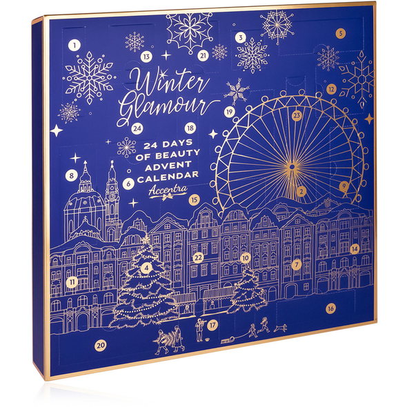 ACCENTRA CALENDARIO DELL'AVVENTO WINTER GLAMOUR. SCATOLA 40x4,8x40 CM