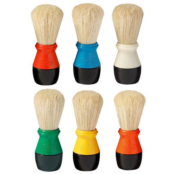 OMEGA PENNELLO DA BARBA IN SETOLA COLORI ASSORTITI - NO SCELTA COLORE