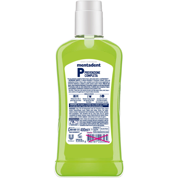 MENTADENT P COLLUTORIO PREVENZIONE COMPLETA MENTA FRESCA 400 ML 