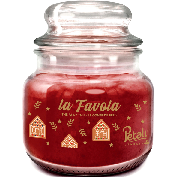 PETALI CANDLES NATALE LA FAVOLA GIARA PICCOLA 25H 90 grammi
