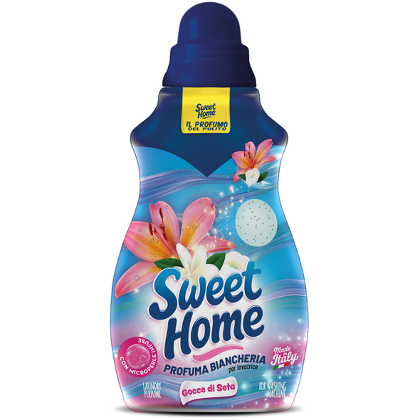 SWEET HOME PROFUMA BIANCHERIA LAVATRICE GOCCE DI SETA 350 ML