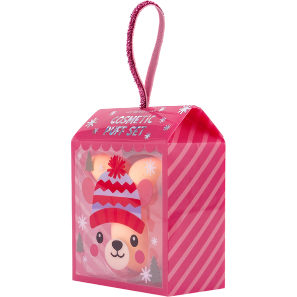 TRI COASTAL NATALE COSMETIC PUFF SET TOPOLINO 