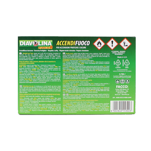 DIAVOLINA ACCENDIFUOCO 80 CUBI          