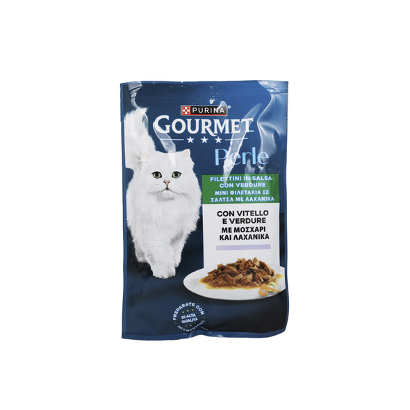 GOURMET PERLE FILETTINI  VITELLO E VERDURE 85 GR