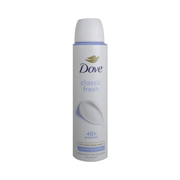 DOVE DEODORANTE SPRAY 48H CLASSIC FRESH 150 ML