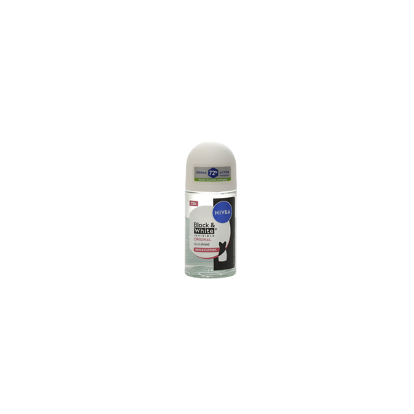NIVEA DEODORANTE ROLL ON INVISIBLE 72H BLACK&WHITE 50 ML