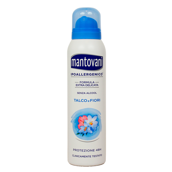MANTOVANI DEODORANTE SPRAY TALCO E FIORI BIANCHI 150 ML