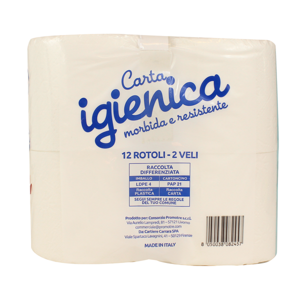 PIUME CARTA IGIENICA 12 ROTOLI 2 VELI 300 STRAPPI