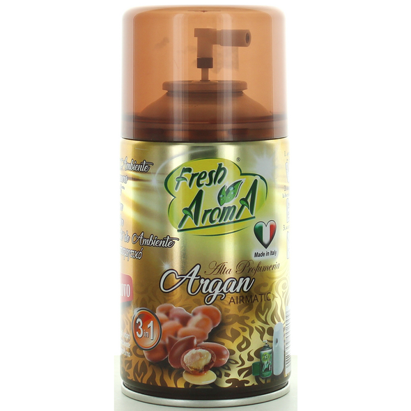 FRESH AROMA DEO MATIC RICARICA SPRAY OLIO DI ARGAN 250 ML   (PER DIFFUSORE ATUTOMATIC)