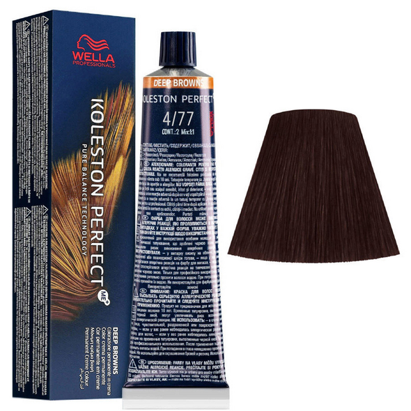 WELLA KOLESTON PERFECT ME PURE NATURALS TINTURA CAPELLI 4/77 CASTANO MEDIO SABBIA INTENSO