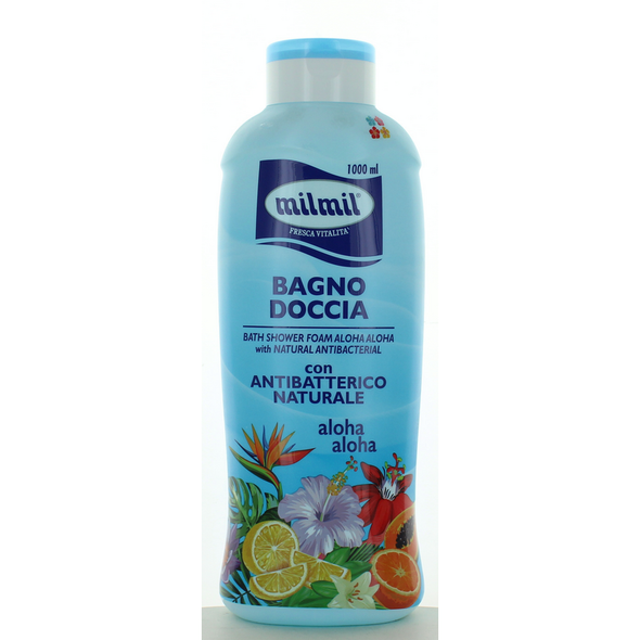 MIL MIL BAGNO DOCCIA ALOHA ALOHA CON ANTIBATTERICO NATURALE 1000 ML