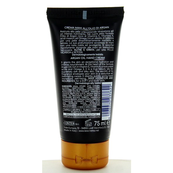 LEOCREMA CREMA MANI OLIO DI ARGAN TUBO 75 ML