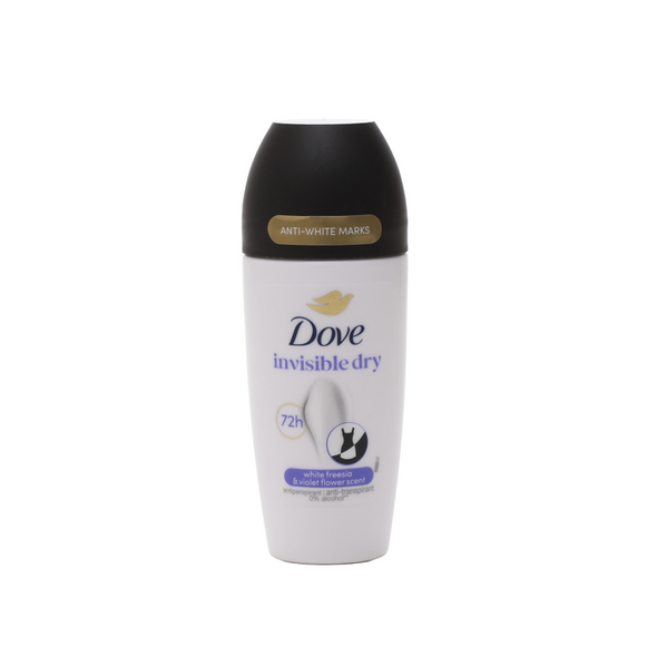 DOVE DEODORANTE ROLL ON 72h INVISIBLE DRY 50 ML