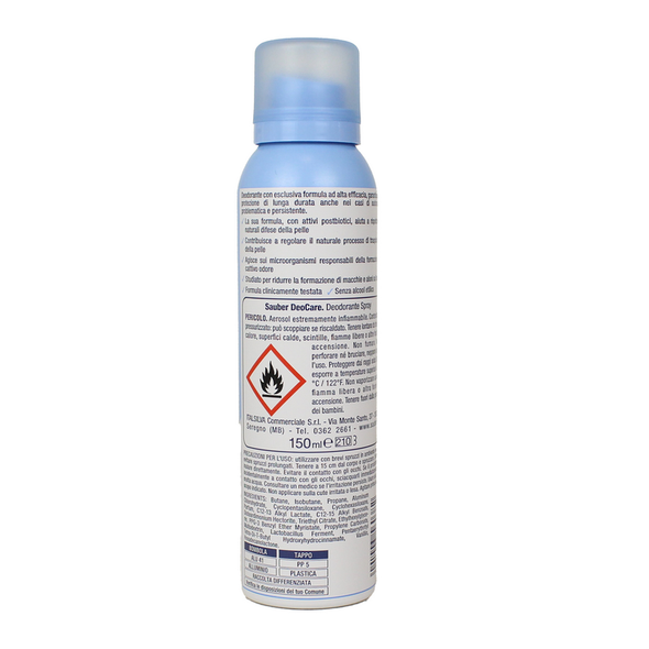 SAUBER DEODORANTE CARE PELLI SENSIBILI 48H INVISIBLE SPRAY 150 ML