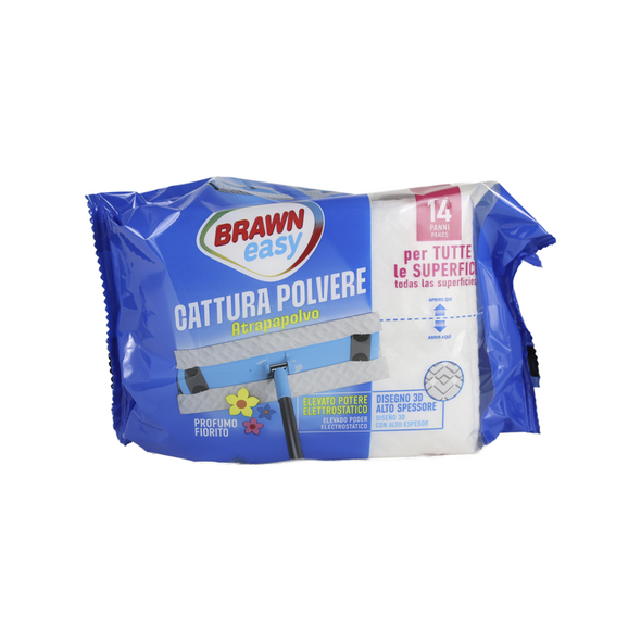 BRAWN L'ACCIUFFAPOLVERE 14 PANNI PER TUTTE LE SUPERFICI