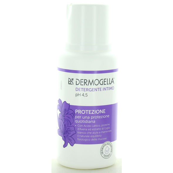 DERMOGELLA DETERGENTE INTIMO PH 4,5 CON ACIDO LATTICO 200 ML