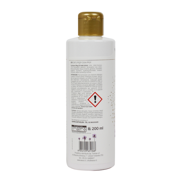 WEXOR ELISIR PROFUMA BUCATO CON MICROCAPSULE ROSA INDIANA, VIOLETTA E FIORI DI ZENZERO 200 ML