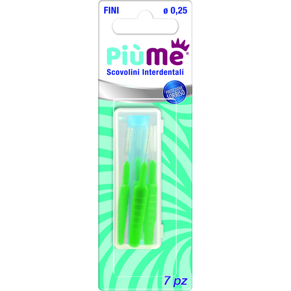PIUME 7 SCOVOLINI INTERDENTALI FINI 0,25