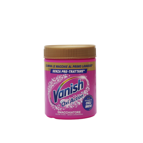 VANISH SMACCHIATORE OXI ACTION MULTI POWER POLVERE ROSA 500 GRAMMI