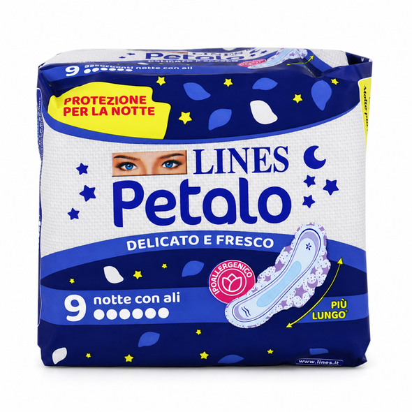 LINES PETALO ULTRASOTTILE ALI NOTTE 9 PZ