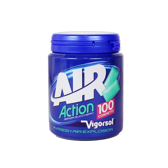 VIGORSOL AIR ACTION SENZA ZUCCHERO BARATTOLO 100 CONFETTI    