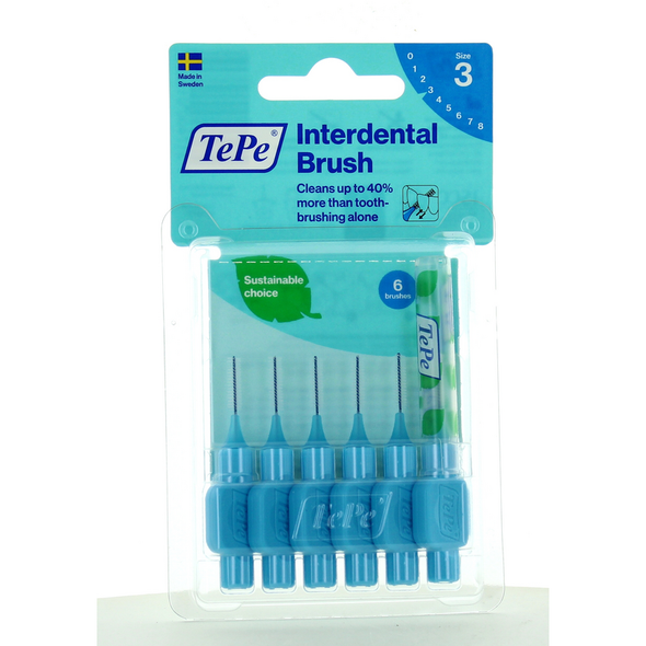 TEPE SCOVOLINO BLU 0,6mm BISTER 6 PZ.