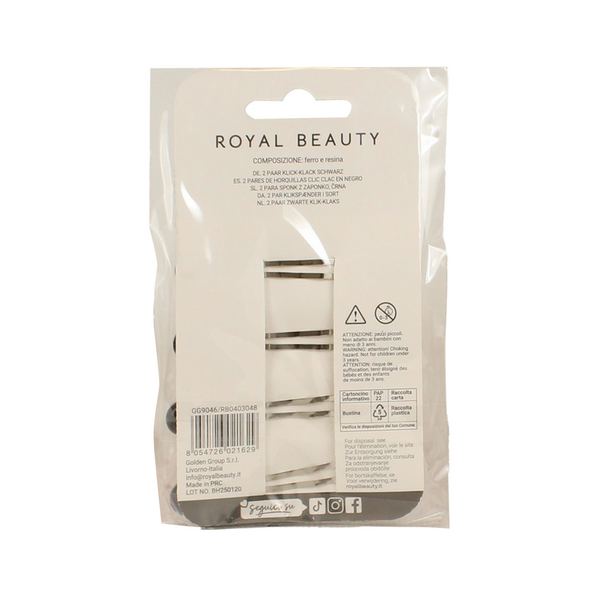 ROYAL BEAUTY CLIC CLAC 2 COPPIE NERO