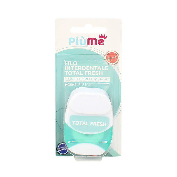 PIUME FILO INTERDENTALE CON FLUORO E MENTA 50 MT