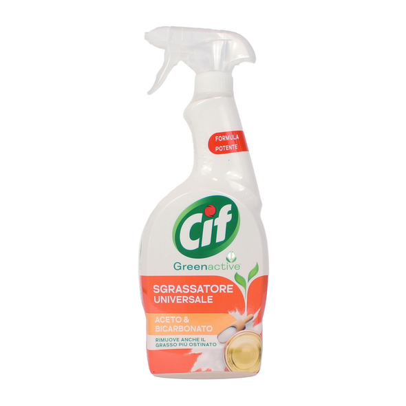 CIF SPRAY GREEN ACTIVE SGRASSATORE UNIVERSALE ACETO & BICARBONATO 650 ML