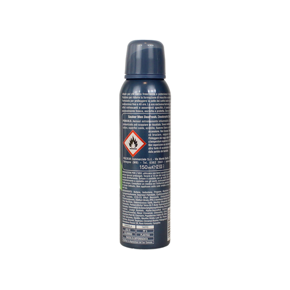 SAUBER MEN DEO FRESH FRESCO & ASCIUTTO 48h SPRAY 150 ML