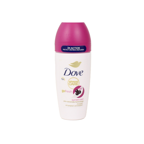 DOVE DEODORANTE ROLL-ON ANTITRASPIRANTE GO FRESH ACAI BERRY & WATERLILY SCENT 50 ML