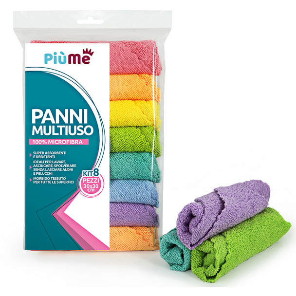 Orighty Panni per la pulizia in microfibra 12, assorbenti e