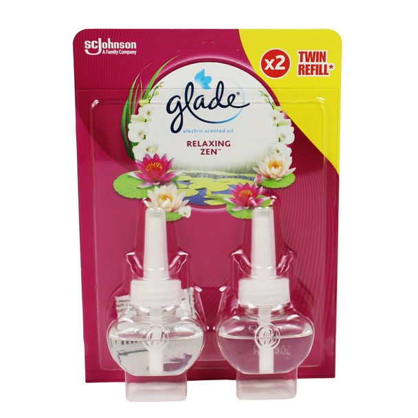 GLADE RICARICA LIQUIDA RELAXING ZEN 2 PEZZI DA 20 ML per DIFFUSORE  ELETTRICO - PiùMe