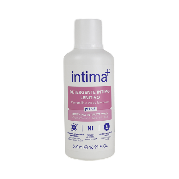 INTIMA+ DETERGENTE INTIMO NICHEL FREE pH 5,5 ROSA 500ML. - PiùMe