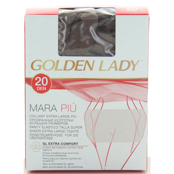 GOLDEN LADY MARA PIU' COLLANT 20 DENARI TAGLIA XXL-6 DAINO PiùMe
