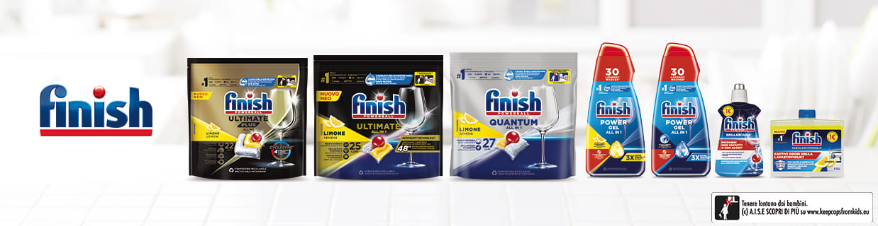 Banner di presentazione della marca FINISH
