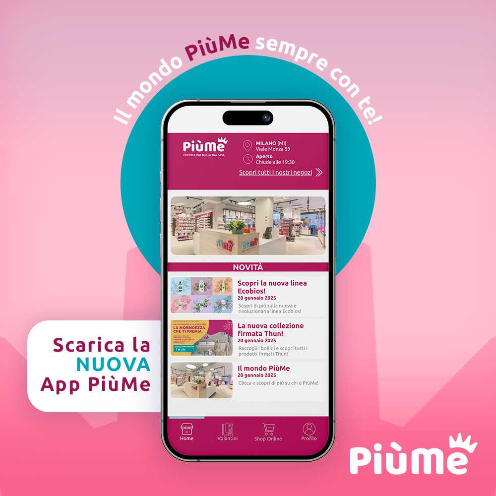 E' arrivata la nuova app PiuMe!