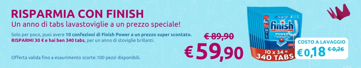 Scopri la super convenienza con FINISH