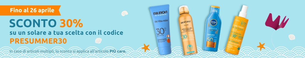 SCONTO DEL 30% SUL SOLARE PIù CARO!