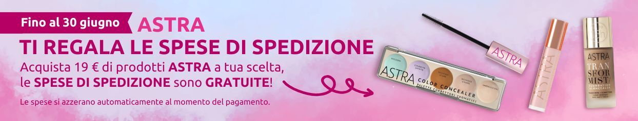 ASTRA ti regala le spese di spedizione