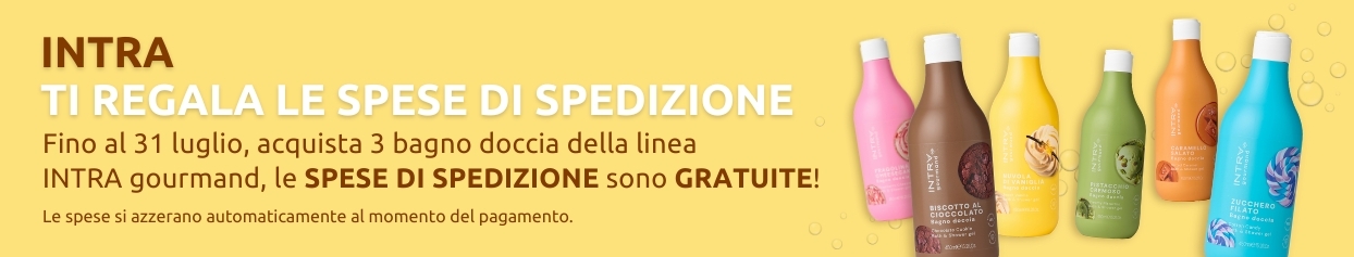 Intra ti regala le spese di spedizioni! Acquista 3 pezzi per avere le spese di spedizione gratuite!