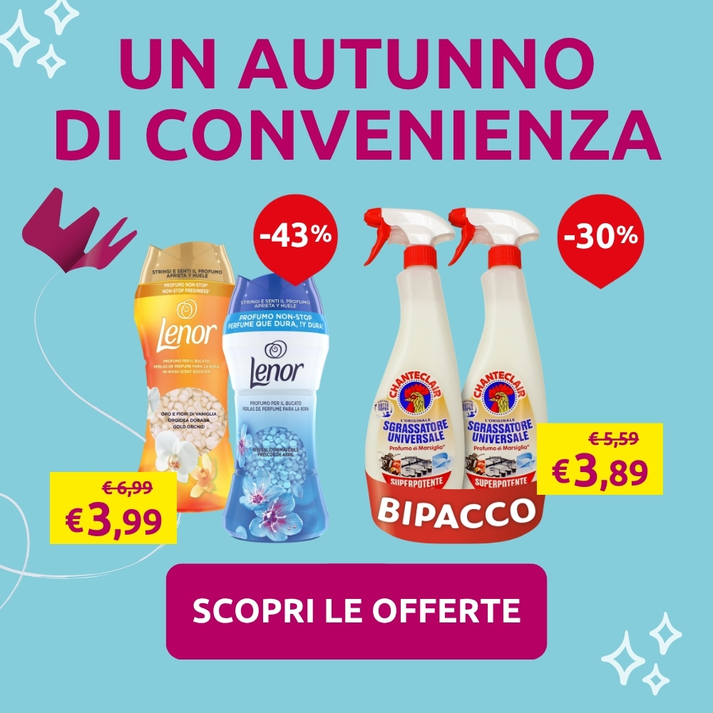 Un autunno di convenienza, non perdere le nostre offerte