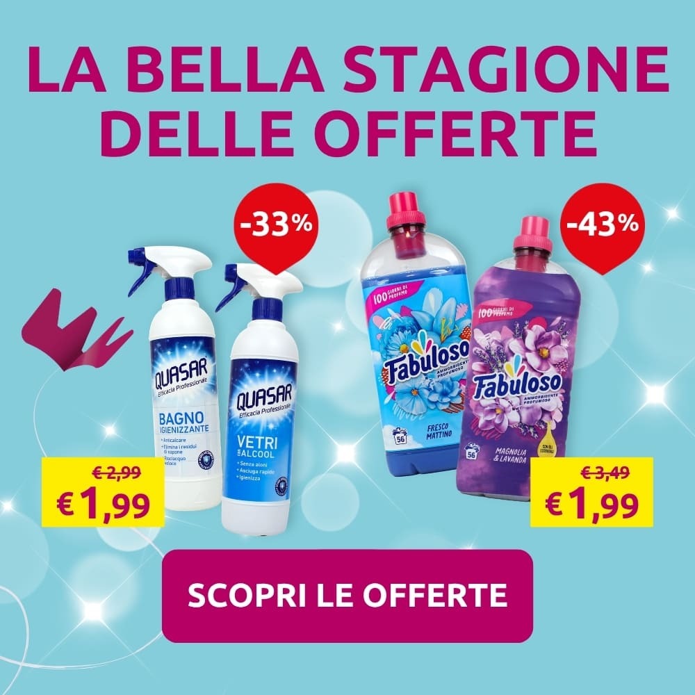 La bella stagione delle offerte:  promozioni reparto casa