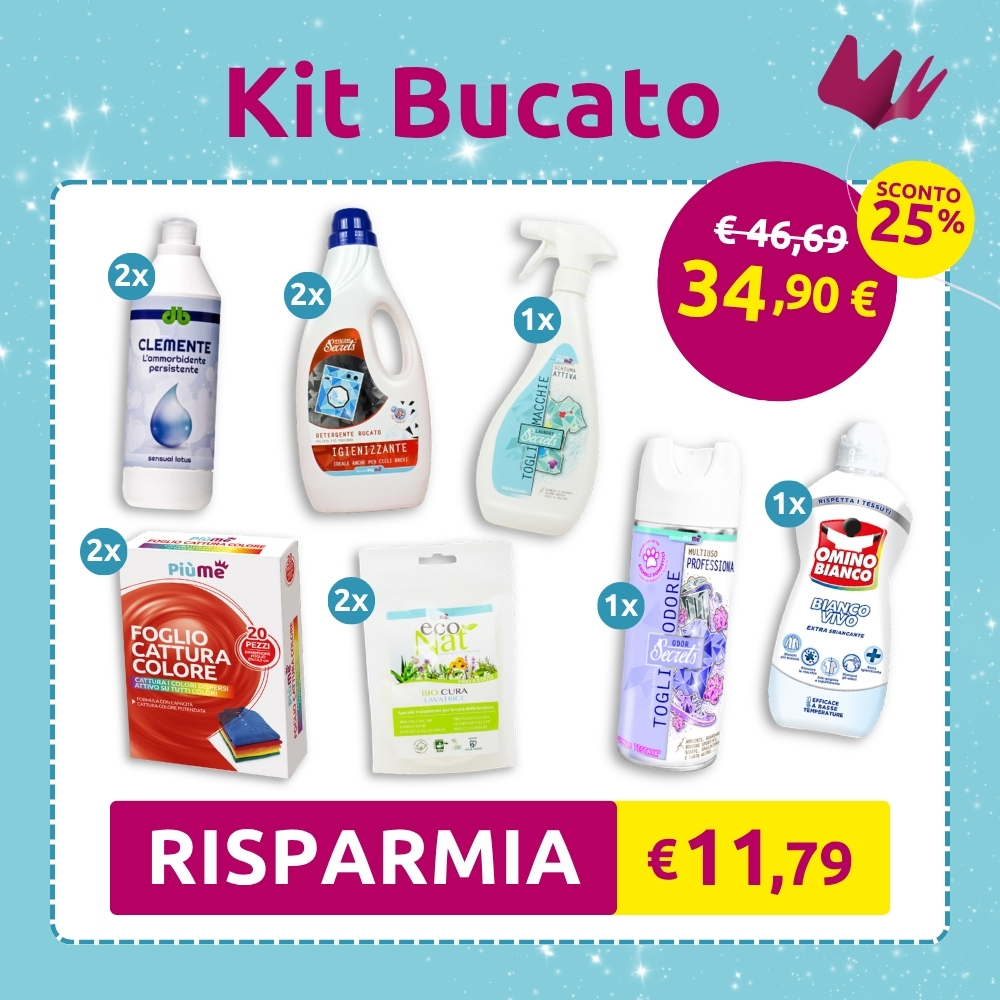 Convenienza e comodità con il KIT BUCATO